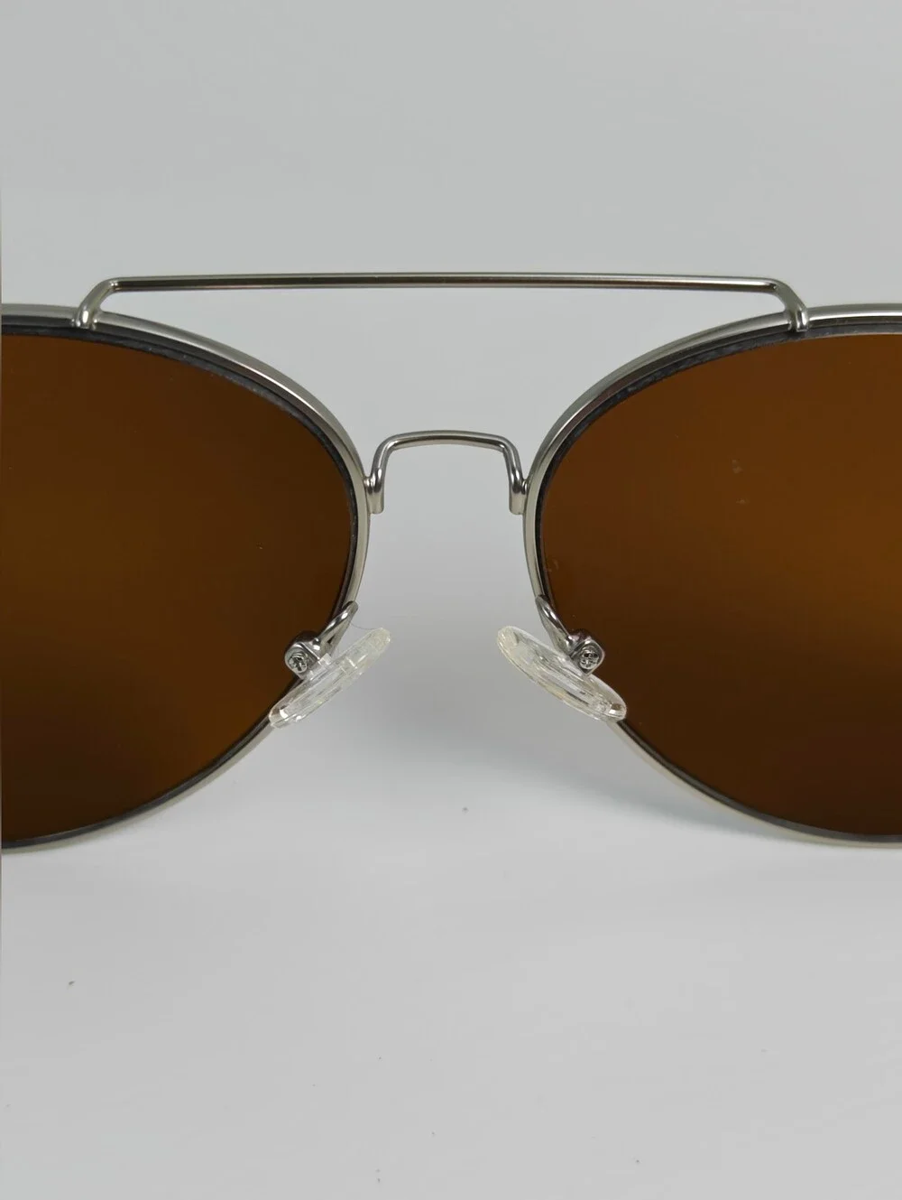 Camp. Men's Aviator Brushed Silver. Black Integrated Temples.